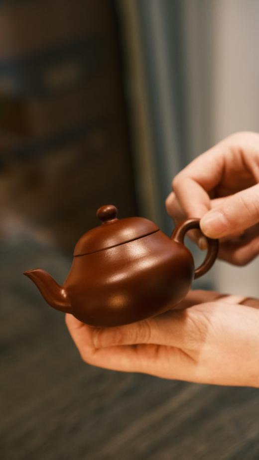 【弯嘴梨壶】朱泥小品容量100cc 商品图3