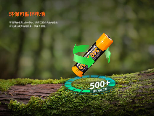Fenix 菲尼克斯 ARB-L18-3200U V3.0 TYPE-C口直充18650大容量可充电锂电池3C认证 商品图4
