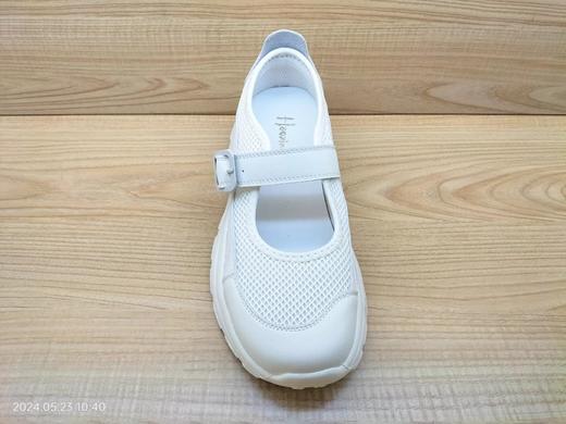 夏季新款豪行舒适休闲女鞋24291518时尚平底皮网透气浅口凉鞋 商品图2