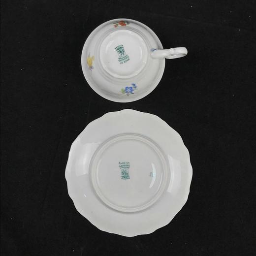 福利德国巴伐利亚舒曼红花开骨瓷杯具 一杯一碟 商品图2