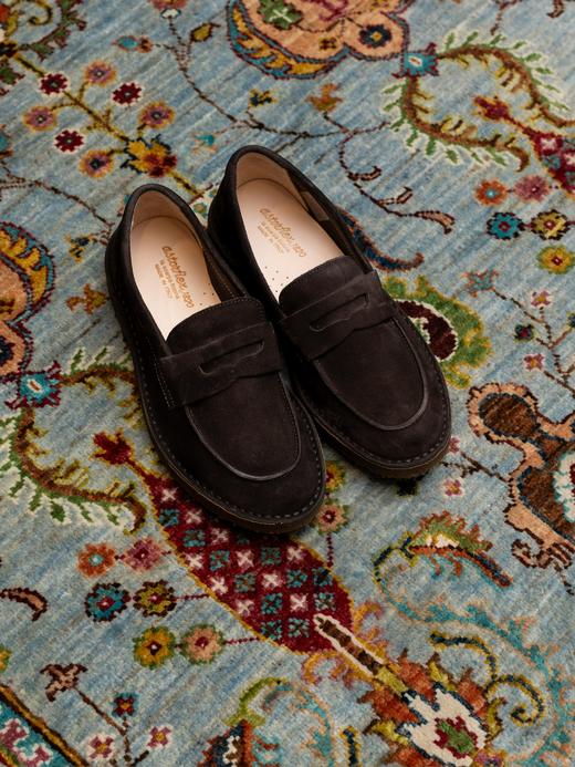 Astorflex 棕色麂皮乐福 商品图0