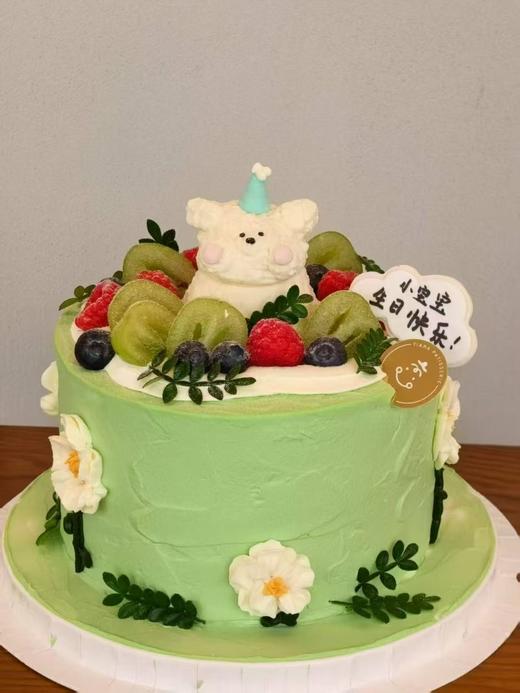 【手绘款】绿意小熊 商品图0