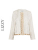 LIZZY早秋优雅经典名媛钉珠圆领小香风通勤外套8143 商品缩略图4