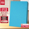 天章 （TANGO）A4封面纸 双面凹凸皮纹纸 压纹纸 云彩纸 封皮纸 彩色卡纸标书封面 硬厚手工卡纸湖蓝色210g100张 商品缩略图2
