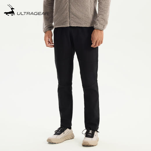 优极UG 暖途·男款软壳修身跑步长裤 商品图0