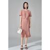 剩S/M/L 米思阳2025夏季新款气质优雅粉色连衣裙时尚大气正装裙子女1113 商品缩略图4