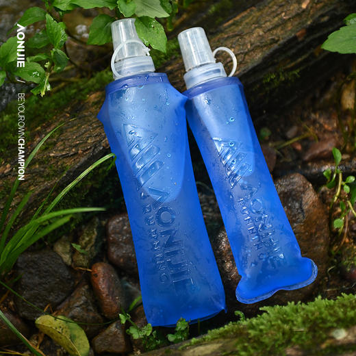 奥尼捷软水壶跑步户外便携水袋运动专用水壶可折叠马拉松越野水杯250ml/500ml/SD31 商品图3