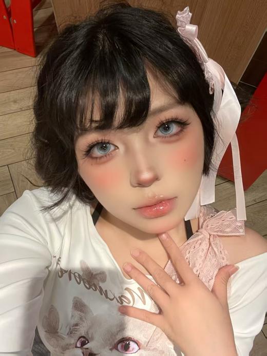 【中直径半年抛】wecute-晴空蓝-14.2mm【半年抛 0-800度 无525/575】 商品图4