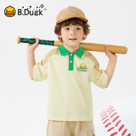 bduck小黄鸭童装夏季男童短袖POLO衫105-150 BF2603032