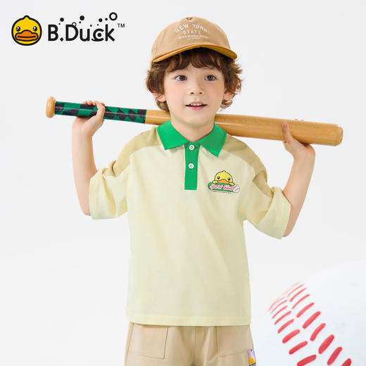 bduck小黄鸭童装夏季男童短袖POLO衫105-150 BF2603032 商品图0