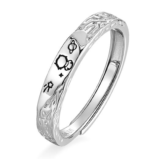 【足银】卡蒂罗/KADER 小王子与玫瑰星球情侣对戒 甜蚀冰川系列 甜蜜浪漫 钟久久 周年轻奢小众素圈 商品图2