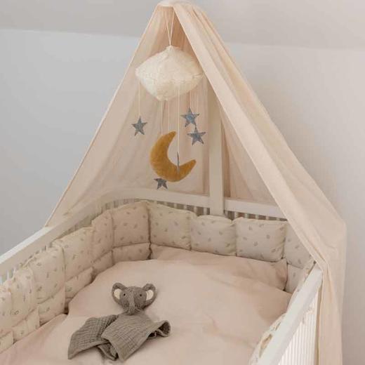 2025新款|Sebra 迷你床幔纯棉材质安全遮光童话氛围婴儿床配件 商品图3