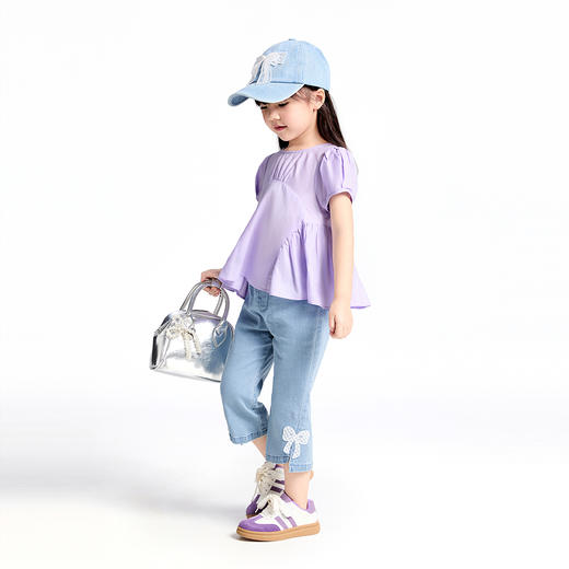 女童短袖上衣夏季新款安奈儿童装实体店同款XG521691 商品图5