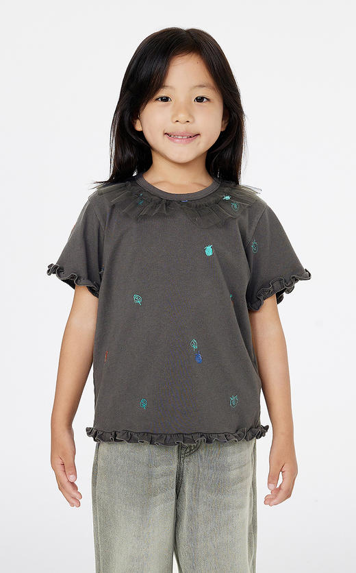 jnby   25年夏款  短袖T恤  1P4112420 商品图7