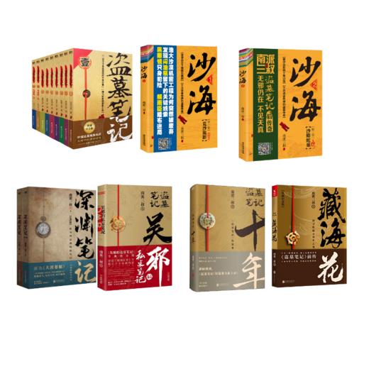 南派三叔16册 盗墓笔记 典藏纪念版(全9册)+藏海花十年吴邪的私家笔记深渊笔记沙海 商品图0