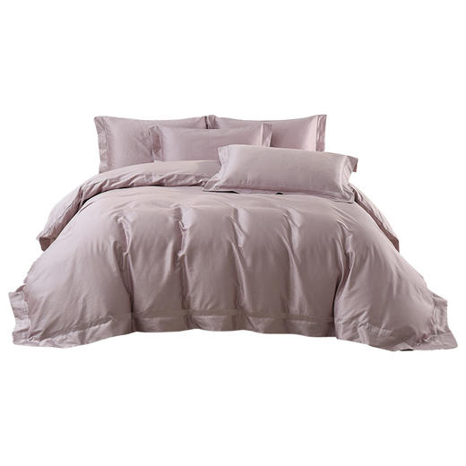 雅芳婷50纱支全棉贡缎四件套床笠款奢华肌理床单被套纯棉套件床品 商品图5