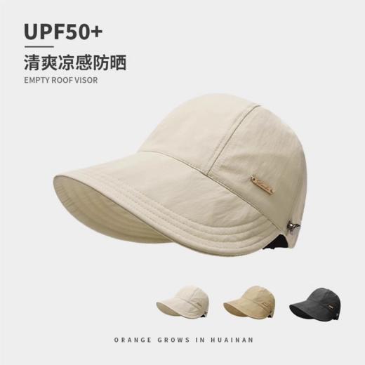 2025新款升级金标速干马术防晒帽 可挂口罩设计 UPF50+有效隔绝紫外线 加宽帽檐显脸小全脸防晒 大小可调节帽围 商品图1