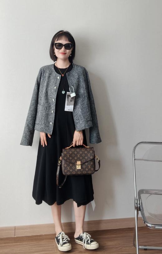 格林小香灰特殊工艺老钱风外套 商品图1