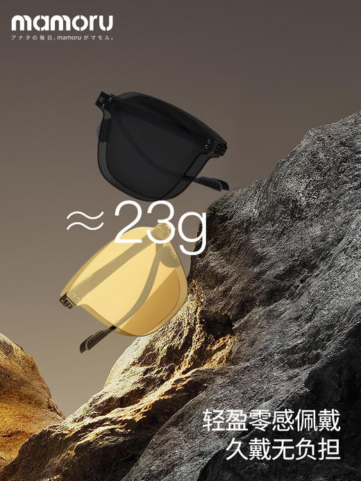 Mamoru墨镜可折叠太阳镜偏光近视防晒防紫外线超轻开车专用男女 商品图3