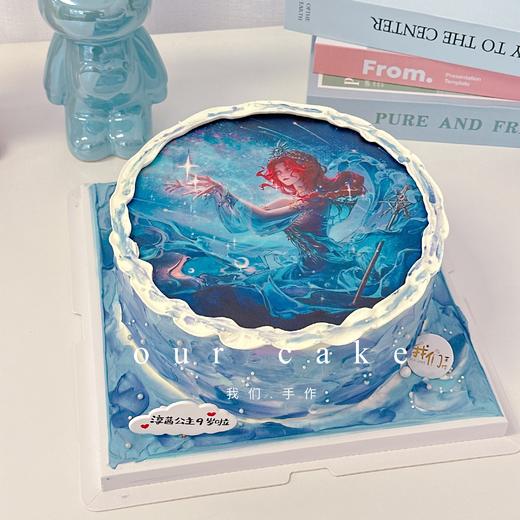 糯米纸打印系列~哪吒卡通蛋糕(大红色素偏深介意慎拍)-低糖处理无添加 商品图2