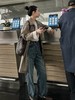 THESOONG"优雅序章"法式拼麻里袖轻量感松弛风衣外套HWFY6603 商品缩略图1