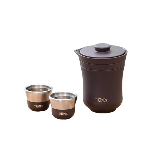 THERMOS 膳魔师 真空不锈钢旅行茶具 TCMU-200 BW 商品图0