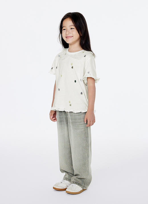 jnby   25年夏款  短袖T恤  1P4112420 商品图5