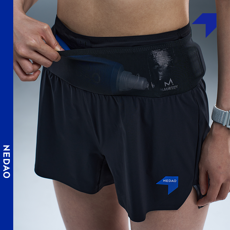 内道3寸跑步短裤越野跑马拉松装备凉爽弹力透气女训练跑步短裤