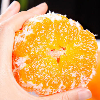 京鲜生 四川春见耙耙柑 净重5斤 单果180g起 生鲜水果柑橘桔子礼盒 商品图6