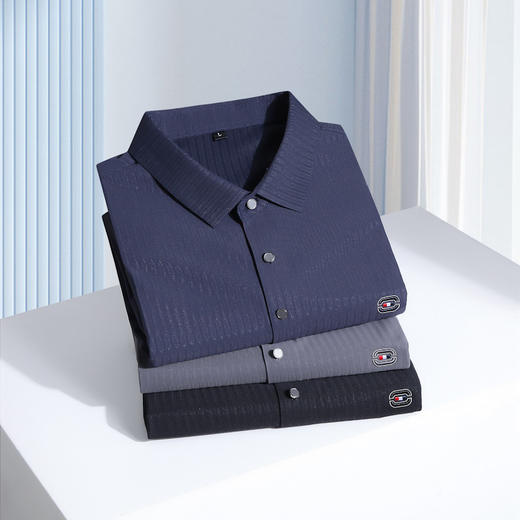 【无痕】【DK】大依优型大码短袖POLO衫加肥加大半袖体恤夏季款肥佬宽松商务休闲百搭上衣男士胖子 商品图1