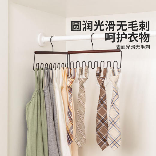 摩登主妇吊带衣架内衣文胸收纳神器家用挂背心帽子多功能挂钩架子 商品图2