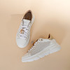 豪麟名鞋STOKTON女鞋时尚休闲鞋牛皮革893-D白色 商品缩略图1