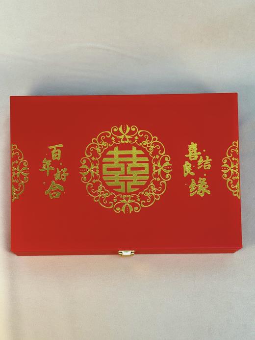 【现货】足金999黄金摆件永结同心婚庆陪嫁妆礼物【金重约1g】【一物一证书】 商品图5