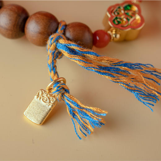 木质文玩手串  多款可选  搭配珍贵玉石 散发天然香气 商品图6