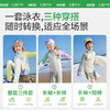 KK树儿童泳衣男童女孩宝宝长袖分体三件套游泳衣裤泡温泉海边防晒椰椰小岛两栖泳衣三件套 商品缩略图1