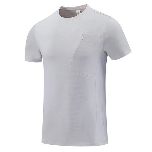 跃牌【PF系列】2025运动短袖男夏季休闲健身通勤登山圆领速干男士T恤61206 商品图2