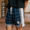 LUSHISI闪棂主题运动短裤双面网孔撞色拼接美式街头休闲潮篮球裤 商品缩略图0