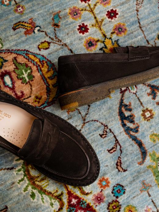 Astorflex 棕色麂皮乐福 商品图6