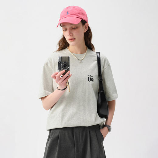 714street美式复古胶卷印花重磅纯棉短袖T恤男2025夏季新款情侣装 商品图2