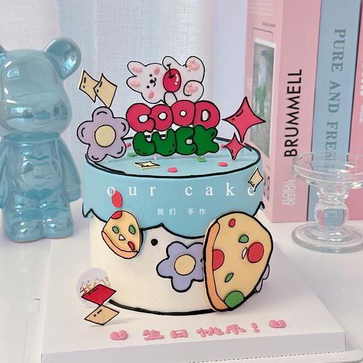 二次元小兔卡通可爱蛋糕-低糖处理无添加 商品图1