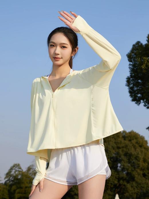 韩舟2025新款冰钛防晒衣，速干凉爽，腋下排汗透气处理 加宽帽檐+透气面罩全面防护UPF50+，有效阻隔紫外线 商品图5