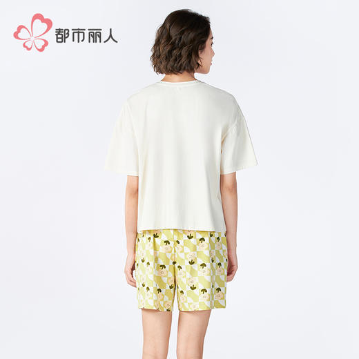 都市丽人亲情蜜语女士棉质短袖套装薄40支TC拉架短袖类LHH9B8 商品图3