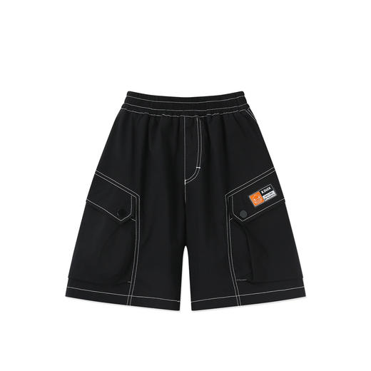 bduck小黄鸭童装夏季男童短裤儿童休闲裤男孩五分裤潮酷夏季105-150 BF2652009 商品图3