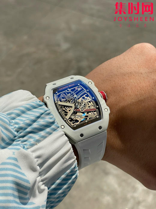 【贵重定制】只适合高端玩家
理查德米勒 RM67-02 白法国配色 天花板 【轻 薄 一体机芯会动摆轮】 商品图7