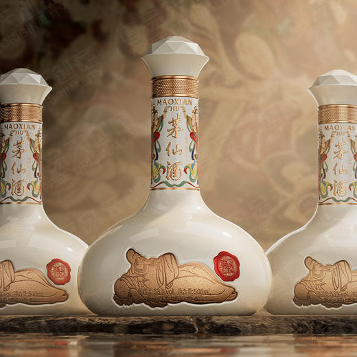 疯抢中！！贵州茅台集团经典53°酱香白酒【茅仙酒—黔茅古酱】500ml 商品图2