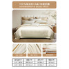 水星家纺床上四件套 100支埃及长绒棉 A类酒店轻奢床品 被套床单枕套 唐顿庄园(床笠款) 1.8米床 适配220*240cm被芯 商品缩略图1