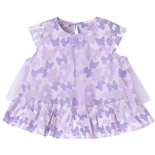 【实体店同款】女童短袖上衣夏季新款安奈儿童装XG521690 商品图7