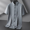 【棉质】【DPF】大依优型大码短袖衬衫潮流碎花半袖衬衣加肥加大码棉质透气夏装肥佬宽松上衣男士 商品缩略图3