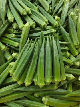 新鲜秋葵5.8元/袋约240g ，明天到