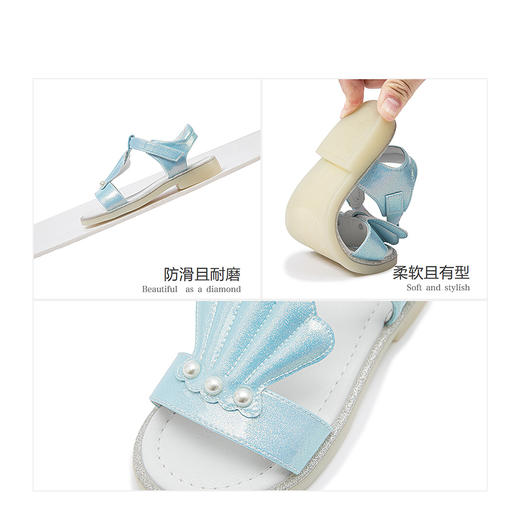 笛莎Deesha 女童童鞋2025夏新款凉鞋 商品图3